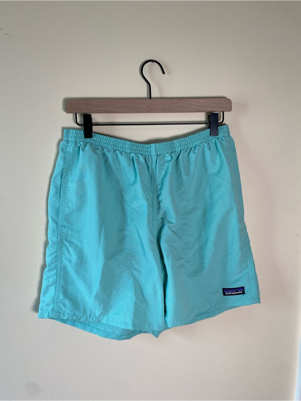 Patagonia Men's Swim Trunks Board Shorts Baggies Teal Size Medium